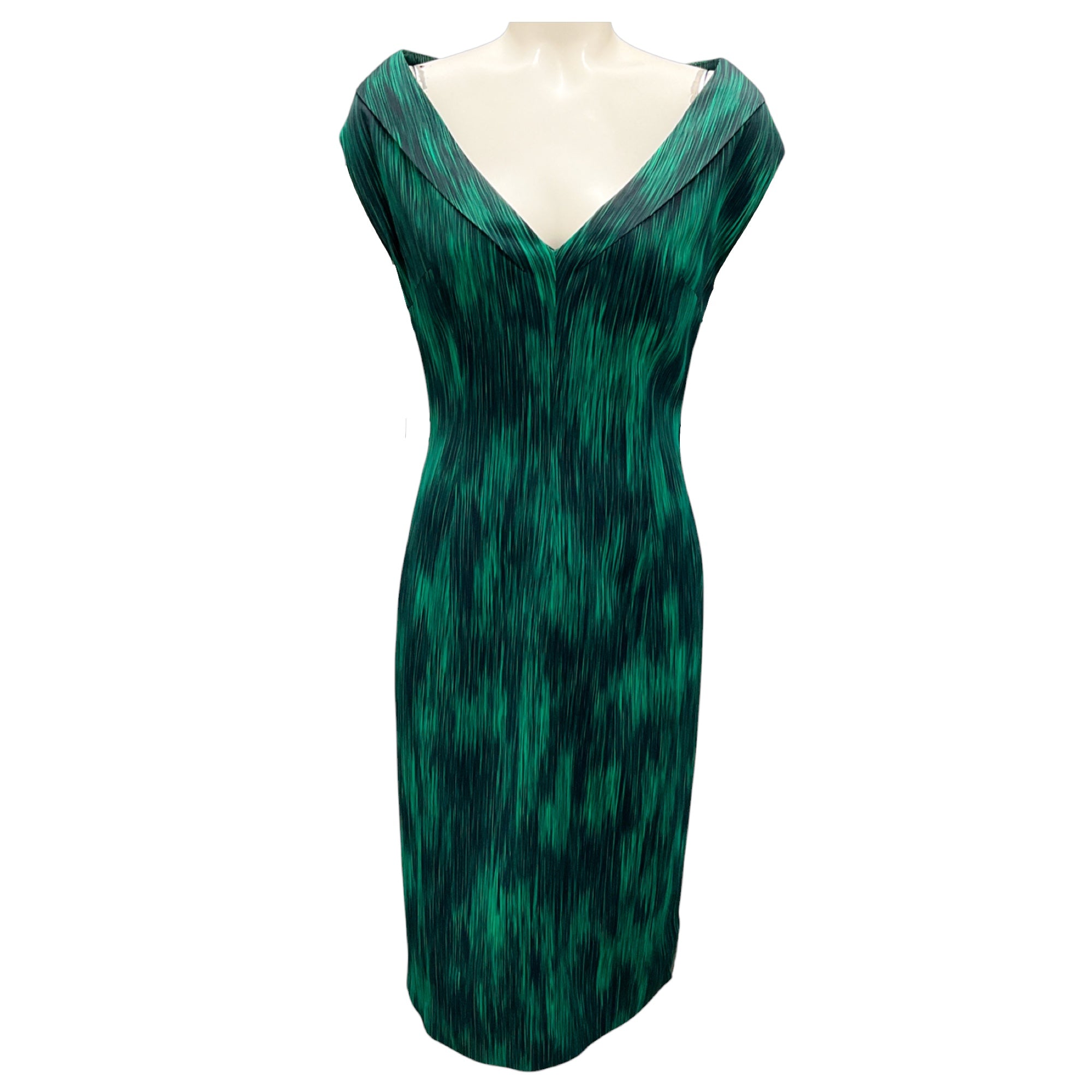 Michael Kors Emerald Multi Resort 2012 Midi Dress