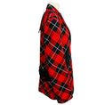 Load image into Gallery viewer, Jean Paul Gaultier Red / Black / White Tartan Tailored Jacket with Lacing Detail

