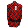 Load image into Gallery viewer, Jean Paul Gaultier Red / Black / White Tartan Tailored Jacket with Lacing Detail
