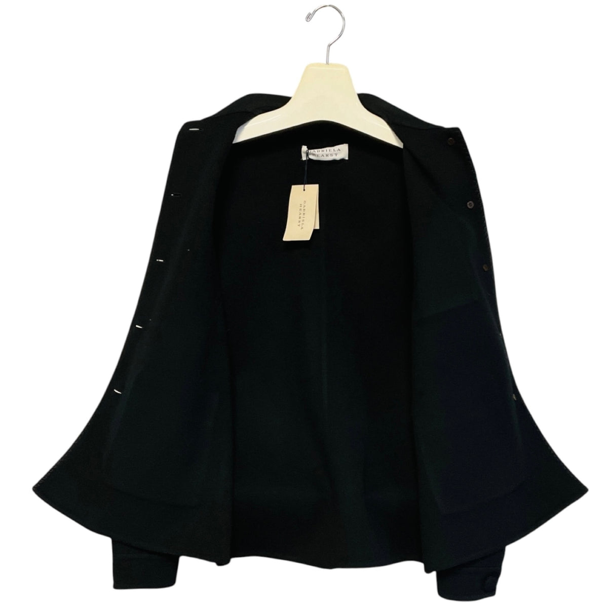 Gabriela Hearst Black Cashmere Ulu Chore Jacket