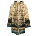 Load image into Gallery viewer, Etro Beige Multi Paisley Printed Quilted Down Puffer Coat
