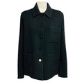 Load image into Gallery viewer, Gabriela Hearst Black Cashmere Ulu Chore Jacket
