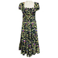 Load image into Gallery viewer, Agua by Agua Bendita Navy Blue / Green Multi Banana Alcachofa Midi Dress
