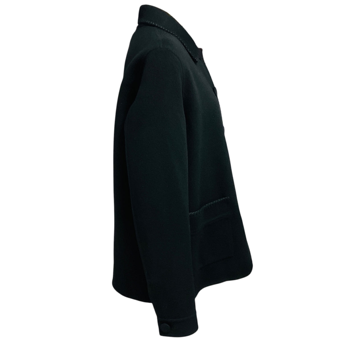 Gabriela Hearst Black Cashmere Ulu Chore Jacket