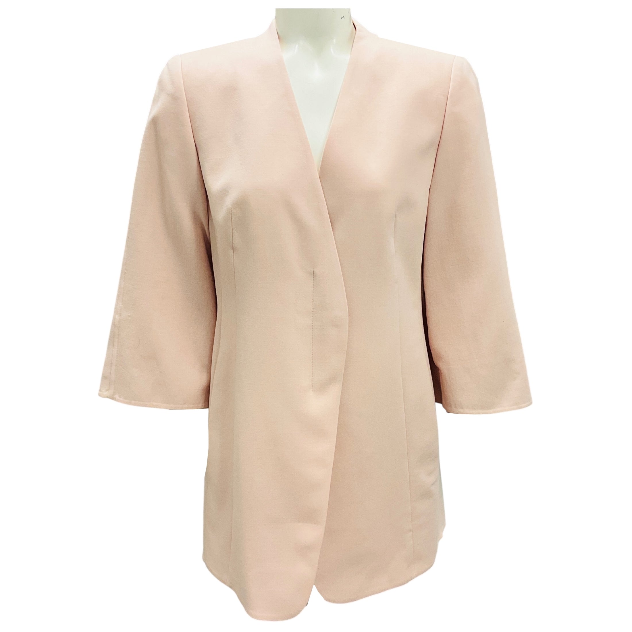 Akris Light Pink Moonstone Salsa Wool Jacket