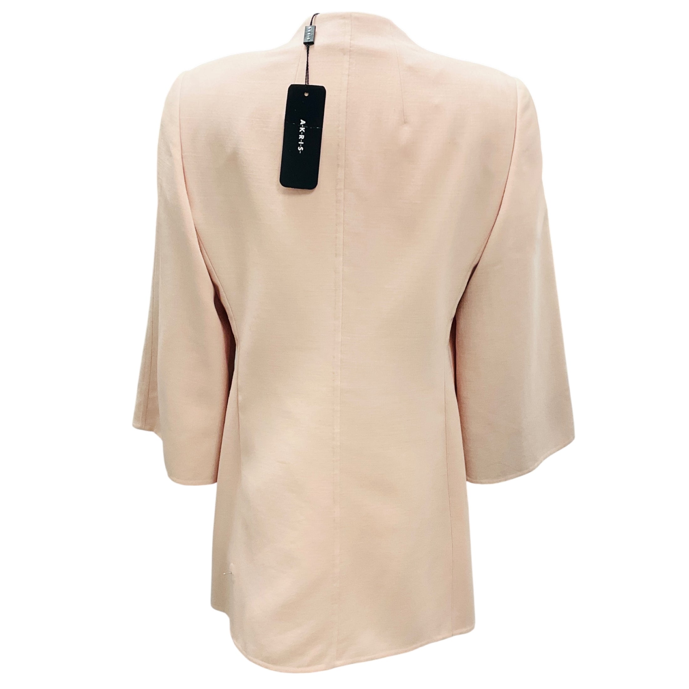 Akris Light Pink Moonstone Salsa Wool Jacket
