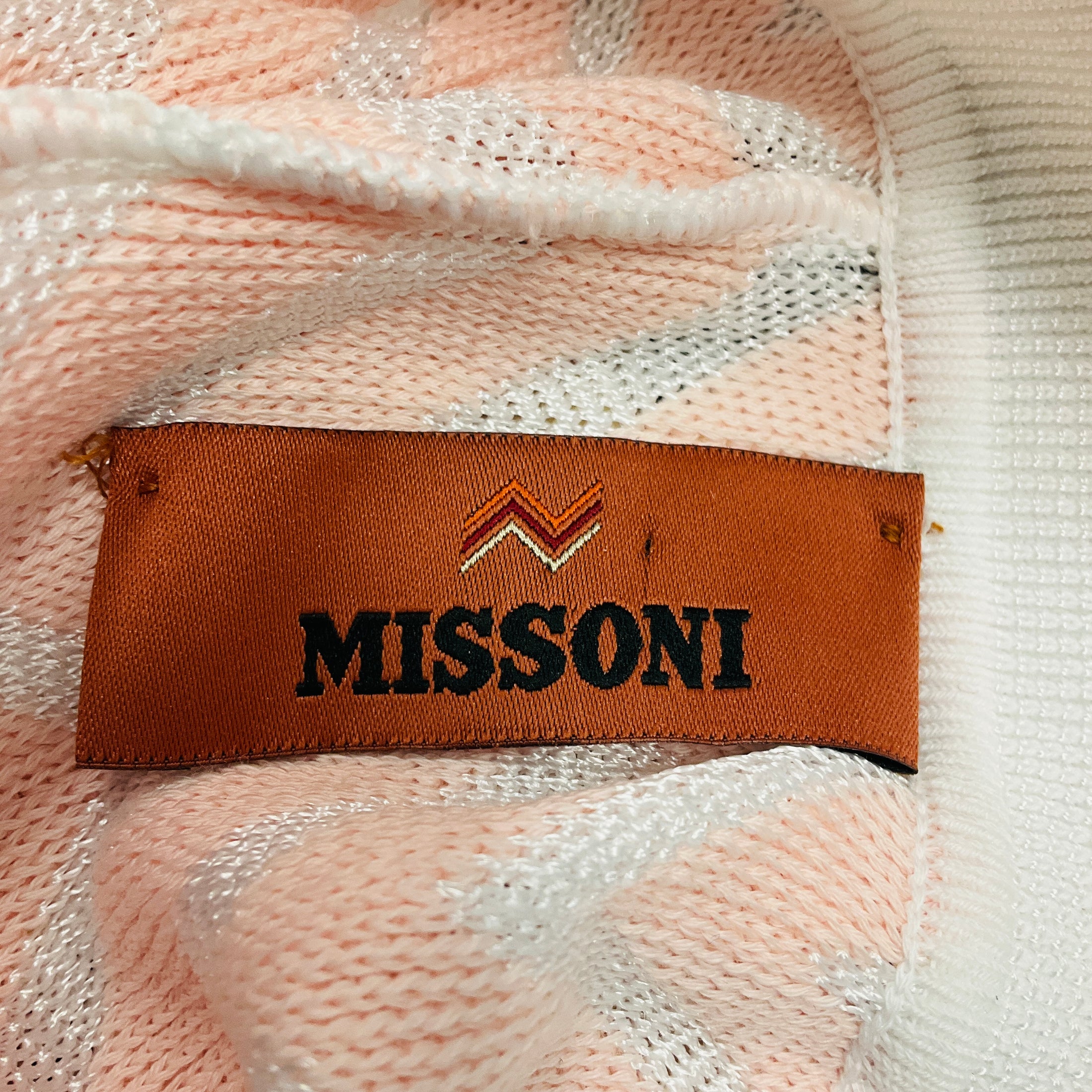 Missoni Multi Zig Zag Patterned Knit Trousers