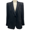 Load image into Gallery viewer, Giorgio Armani Black 2009 Shimmer One-Button Wool Jacket
