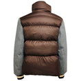 Load image into Gallery viewer, Veronica Beard Dark Chocolate Ethan Mixed Media Puffer Jacket
