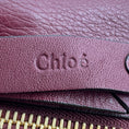 Load image into Gallery viewer, Chloe Burgundy Grained Calfskin Leather Large Marcie Satchel Bag
