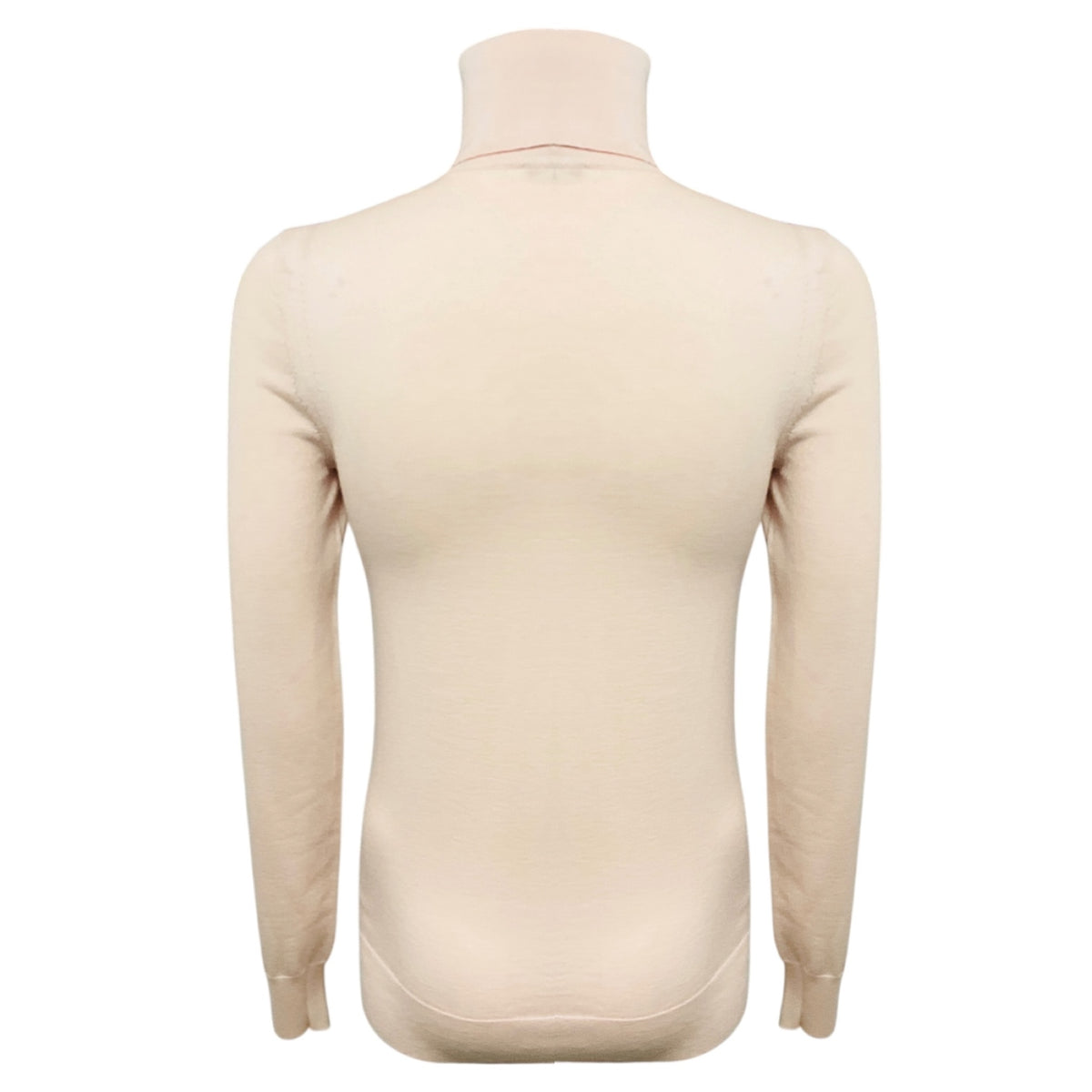 Loro Piana Pale Pink Cashmere Knit Turtleneck Sweater