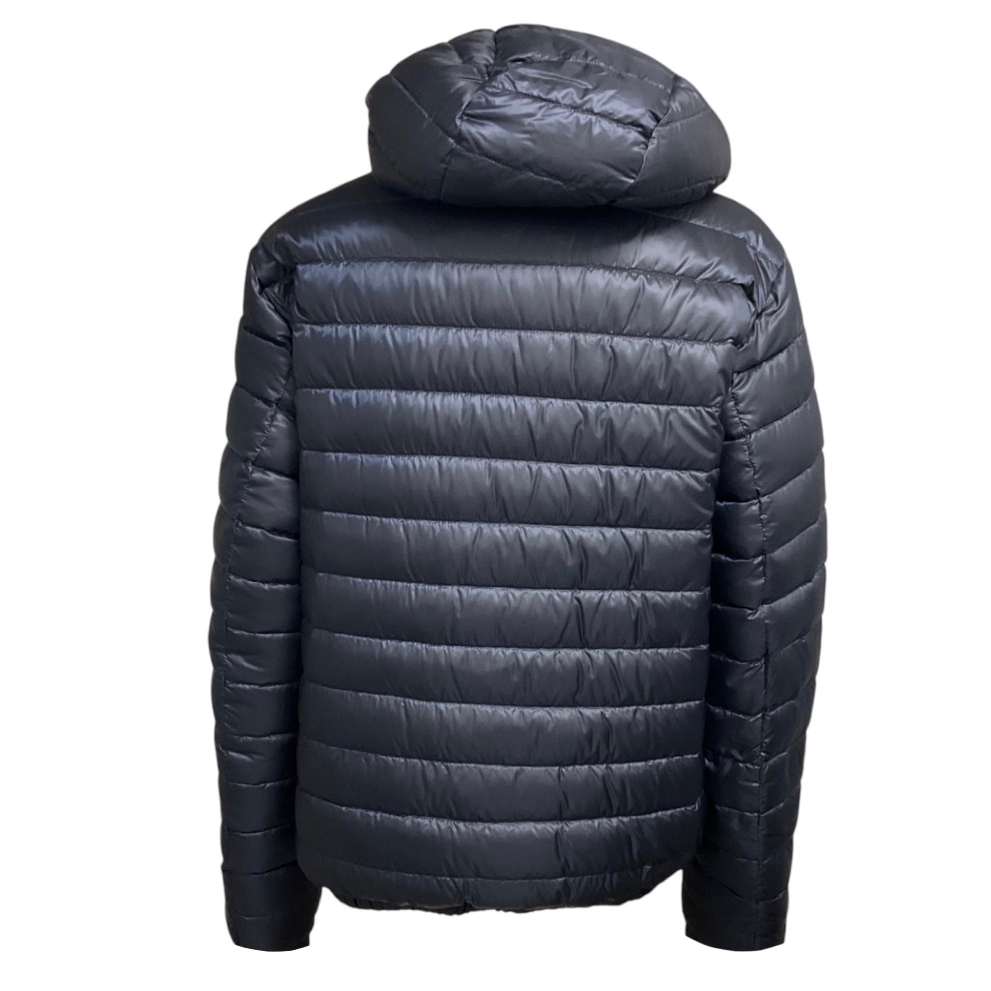 Herno Navy Blue / Brown Reversible Zip Front Lightweight Puffer Jacket