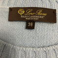 Load image into Gallery viewer, Loro Piana Light Blue Baby Cashmere Long Sleeved Crewneck Pullover Sweater

