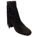 Load image into Gallery viewer, Longchamp Brown Fringed Suede Ankle Boots
