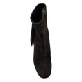 Load image into Gallery viewer, Longchamp Brown Fringed Suede Ankle Boots

