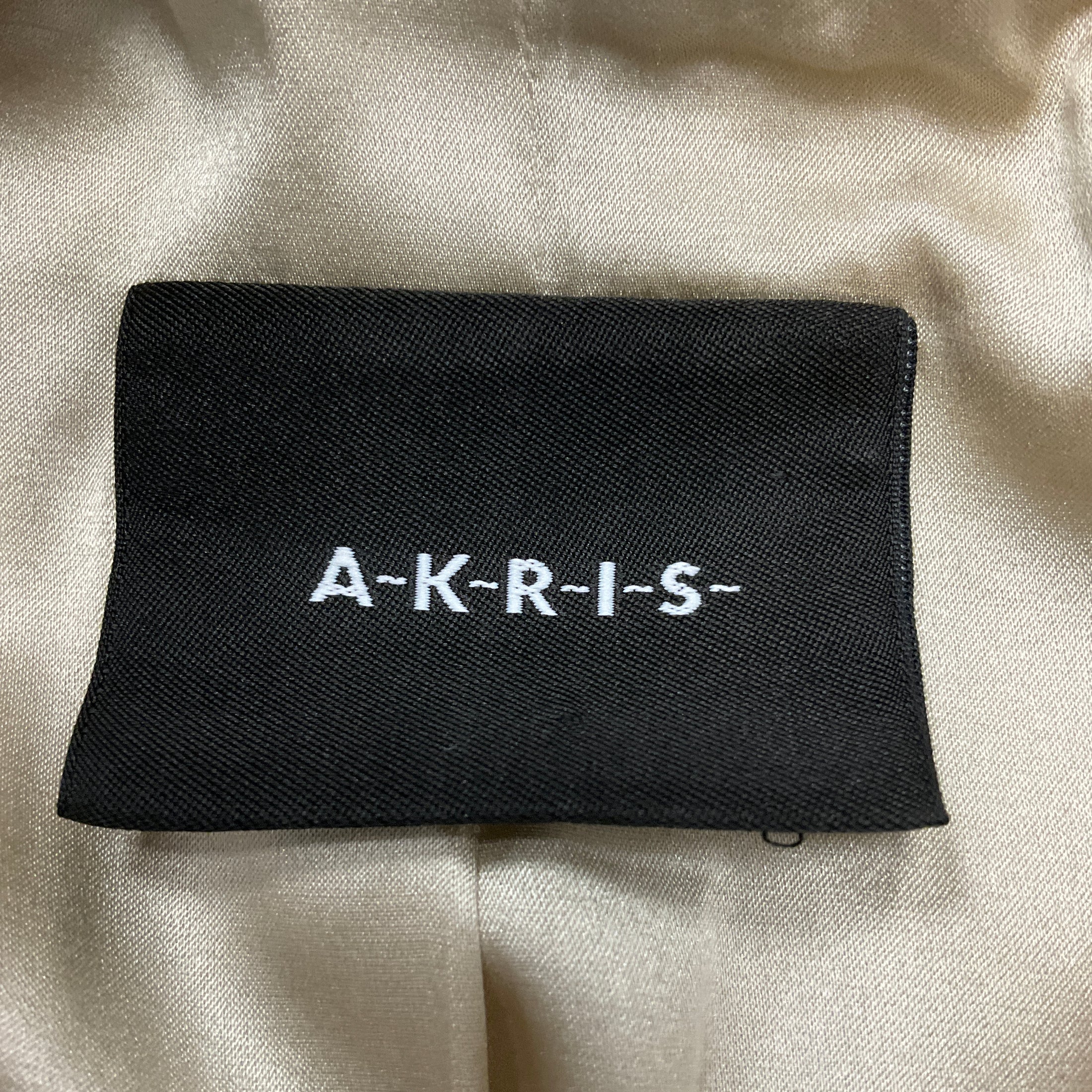 Akris Cream / Beige Leopard Wool Jacket