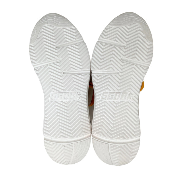 Golden Goose Deluxe Brand Silver / White Zebra Pony Star Sneakers