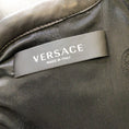Load image into Gallery viewer, Versace Black Lambskin Leather Mini Dress
