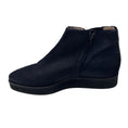 Load image into Gallery viewer, Fabiana Filippi Navy Blue Calf Hair Ankle Boots with Monili
