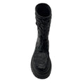 Load image into Gallery viewer, Valentino Black Atelier 03 Rose Edition Water Resistant Rubber Rain Boots
