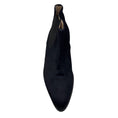 Load image into Gallery viewer, Fabiana Filippi Navy Blue Calf Hair Ankle Boots with Monili
