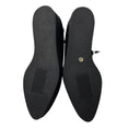 Load image into Gallery viewer, Fabiana Filippi Navy Blue Calf Hair Ankle Boots with Monili
