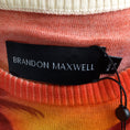 Load image into Gallery viewer, Brandon Maxwell Multicolored Sunset Print Pink Lemonade Susen Sweater
