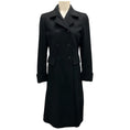 Load image into Gallery viewer, Luciano Barbera Black Double Breasted Cashmere Coat
