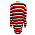 Load image into Gallery viewer, Gucci Red / White / Blue Striped Knit Cardigan Sweater with GG Logo Pearl Buttons
