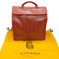 Load image into Gallery viewer, Goyard Red Saint Leger Briefcase Backpack

