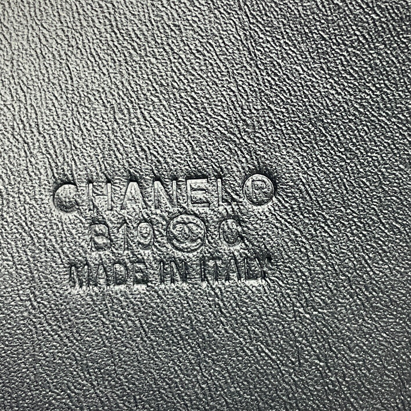 Chanel 2019 White / Silver CC Logo Genuine Calfskin Leather Wide Belt