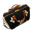 Load image into Gallery viewer, Louis Vuitton Chocolate / Cream Shearling Monogram LV Ski Cozygram Speedy Bandouliere 25 Handbag
