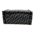 Load image into Gallery viewer, Christian Dior Ecru / Blue Dior Oblique Embroidery Medium Dior Book Tote Handbag
