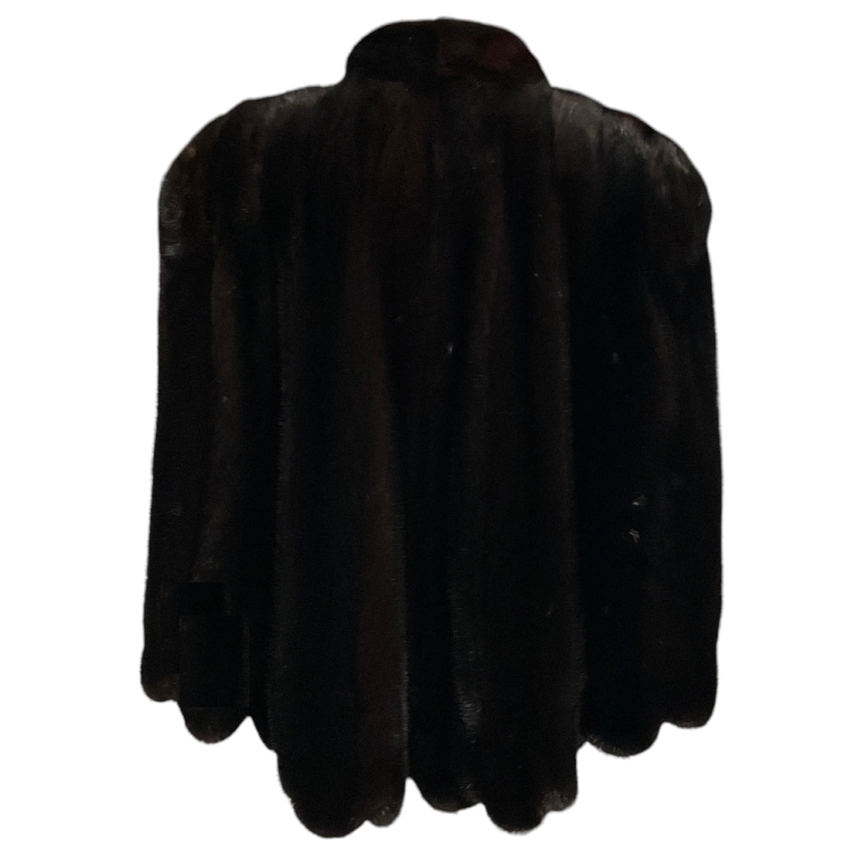 Lanvin Dark Brown Mink Fur Cape
