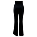 Load image into Gallery viewer, Carolina Herrera Black Flared High Rise Crepe Pants
