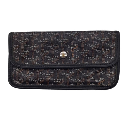 Goyard Black Coated Canvas Goyardine Wallet