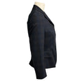Load image into Gallery viewer, Akris Punto Navy Blue Plaid Button Front Wool and Cashmere Jacket

