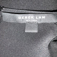 Load image into Gallery viewer, Derek Lam Black Tie Back Long Sleeved Silk Mini Dress with Slits
