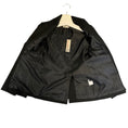Load image into Gallery viewer, WE-AR4 Deep Black Draped Wool Uptown Blazer
