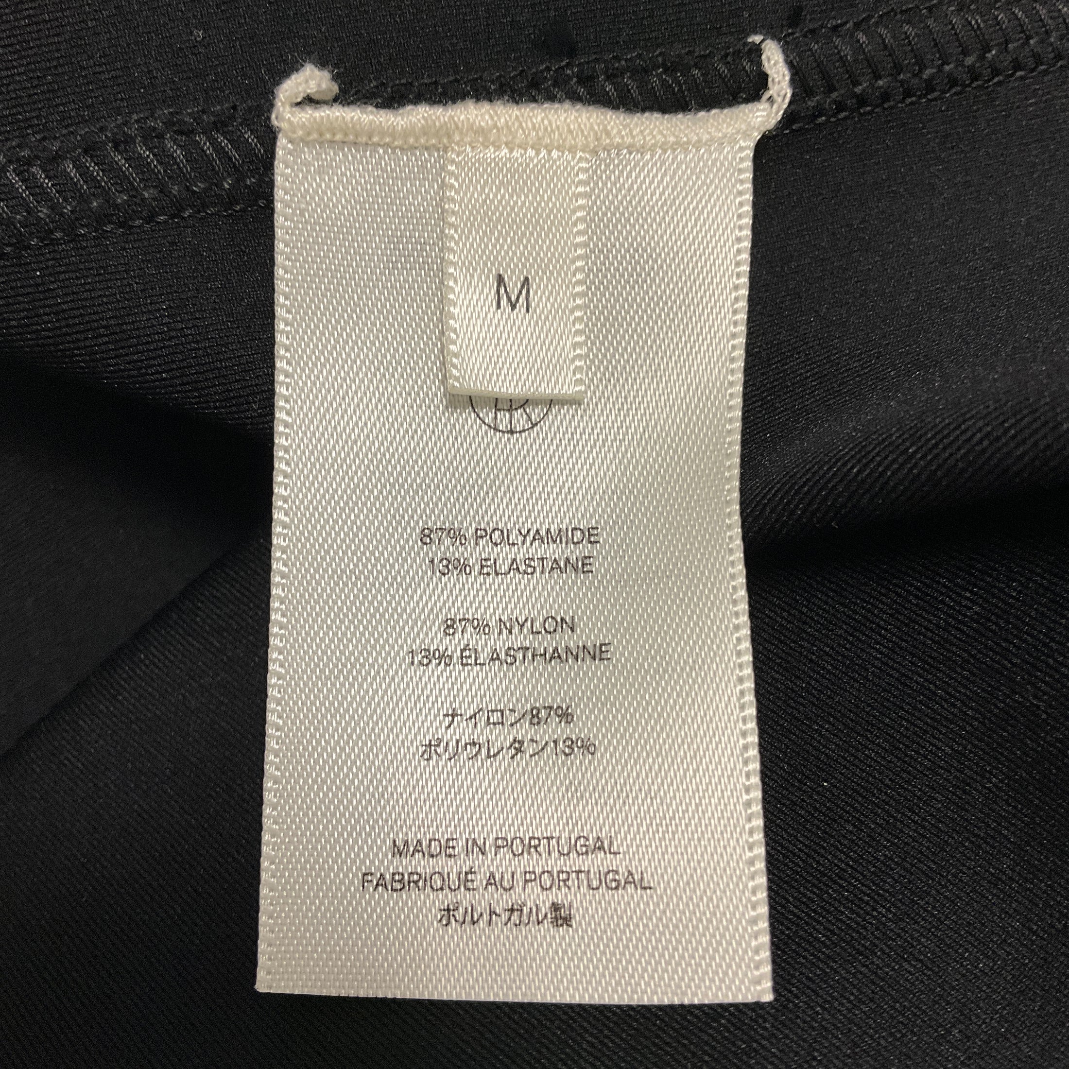 The Row Black Sleeveless Nylon Stretch Midi Sheath Dress