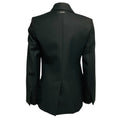 Load image into Gallery viewer, WE-AR4 Deep Black Draped Wool Uptown Blazer
