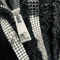 Load image into Gallery viewer, Versace Black Heritage Tweed Cardigan Jacket
