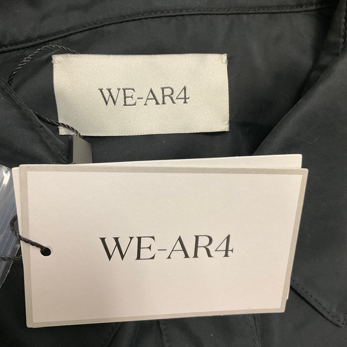 WE-AR4 Black Crawford Blouse with Silver Buttons