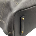 Load image into Gallery viewer, Loro Piana Grey Large Pebbled Leather Handbag
