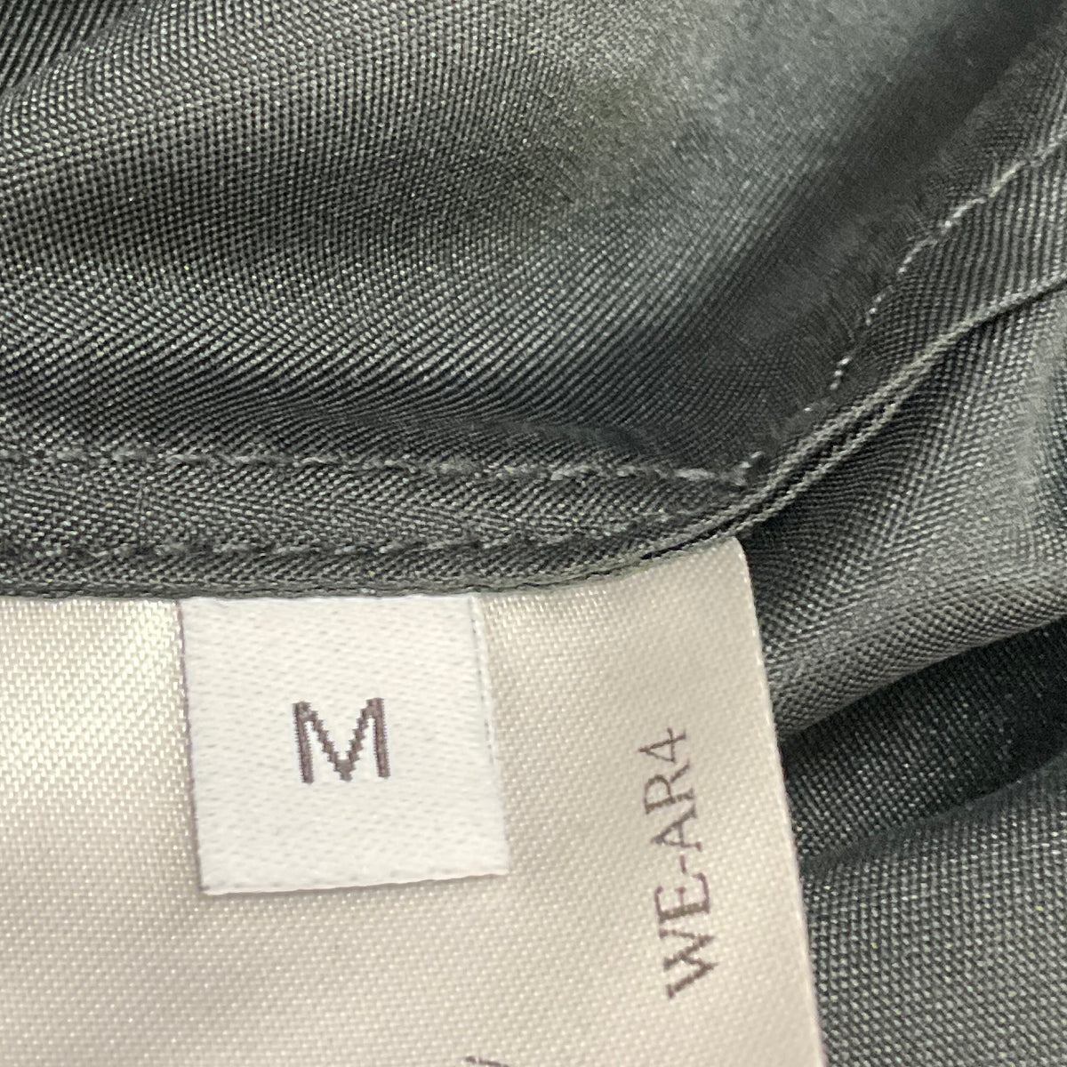 WE-AR4 Black Crawford Blouse with Silver Buttons