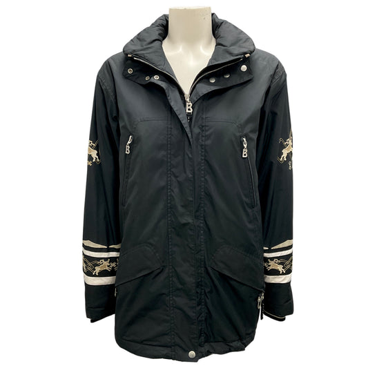 Bogner Black / Beige Embroidered Techno Jacket