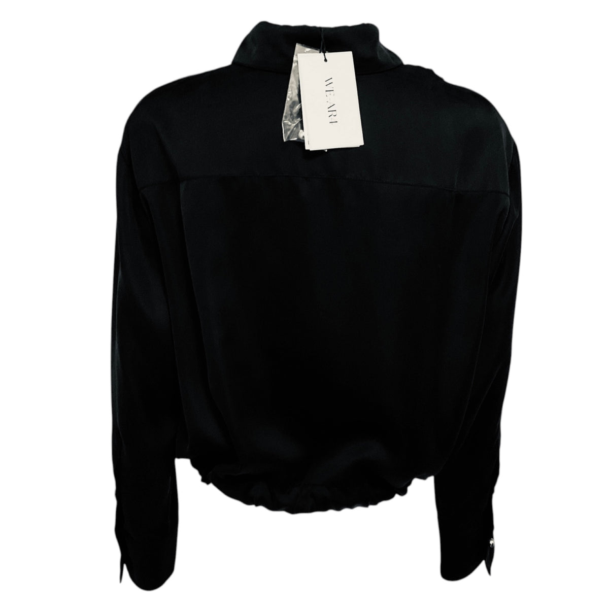 WE-AR4 Black Crawford Blouse with Silver Buttons