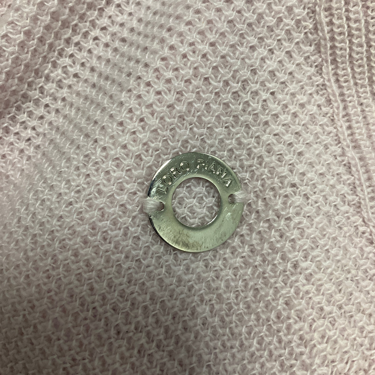 Loro Piana Light Pink Baby Cashmere Long Sleeved Crewneck Sweater