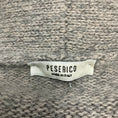 Load image into Gallery viewer, Peserico Grey Fur Trimmed Knit Cardigan Sweater
