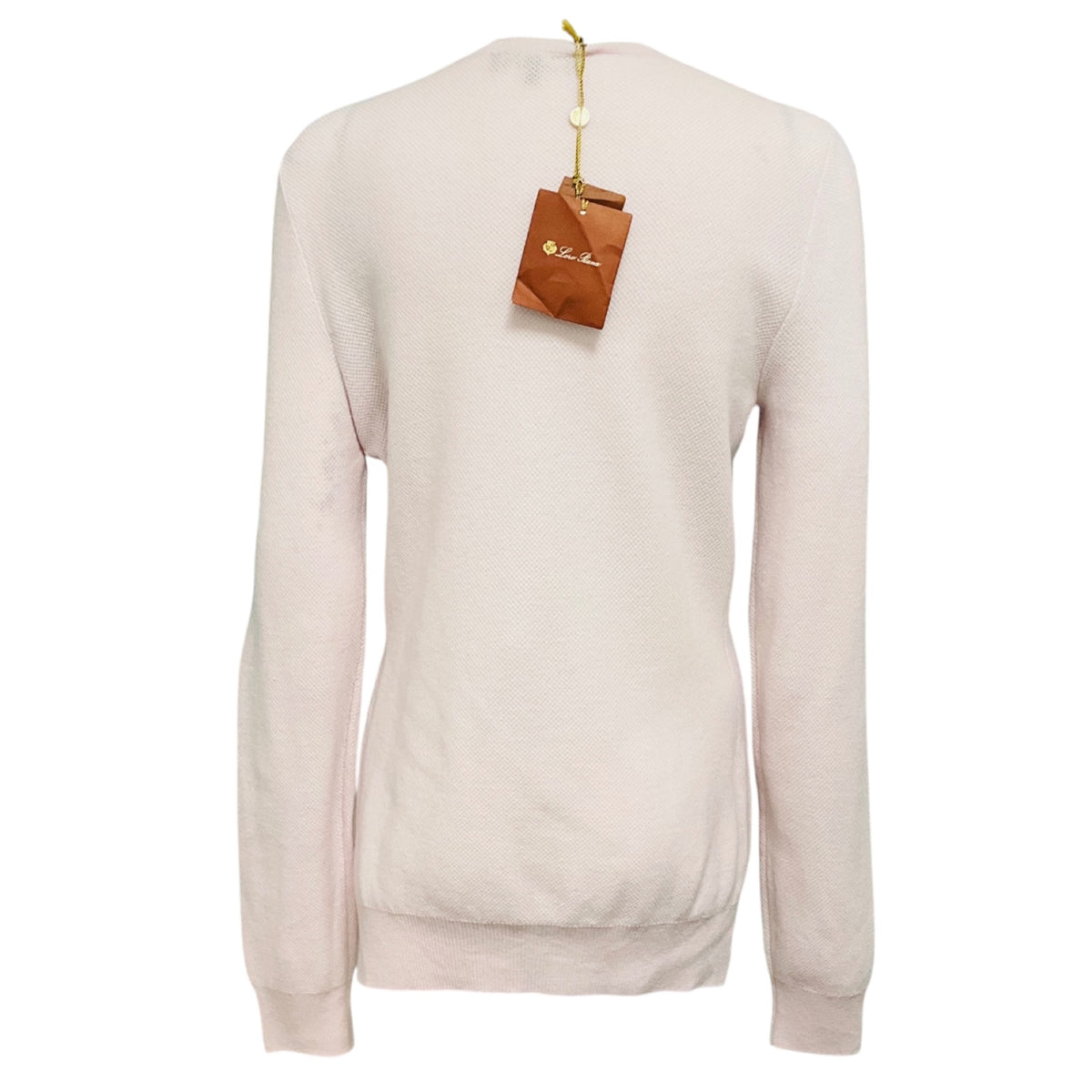 Loro Piana Light Pink Baby Cashmere Long Sleeved Crewneck Sweater